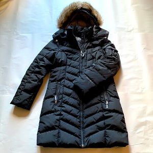 Eddie Bauer Sun Valley Down Parka Coat Jacket S Black Nearly New